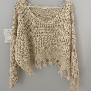 Cream sweater